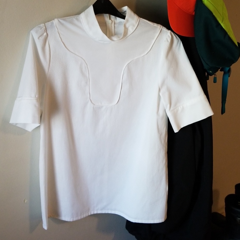 Vilshenko bib blouse